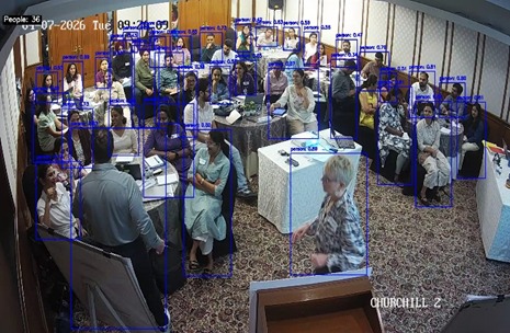 Occupancy monitoring in a conference room